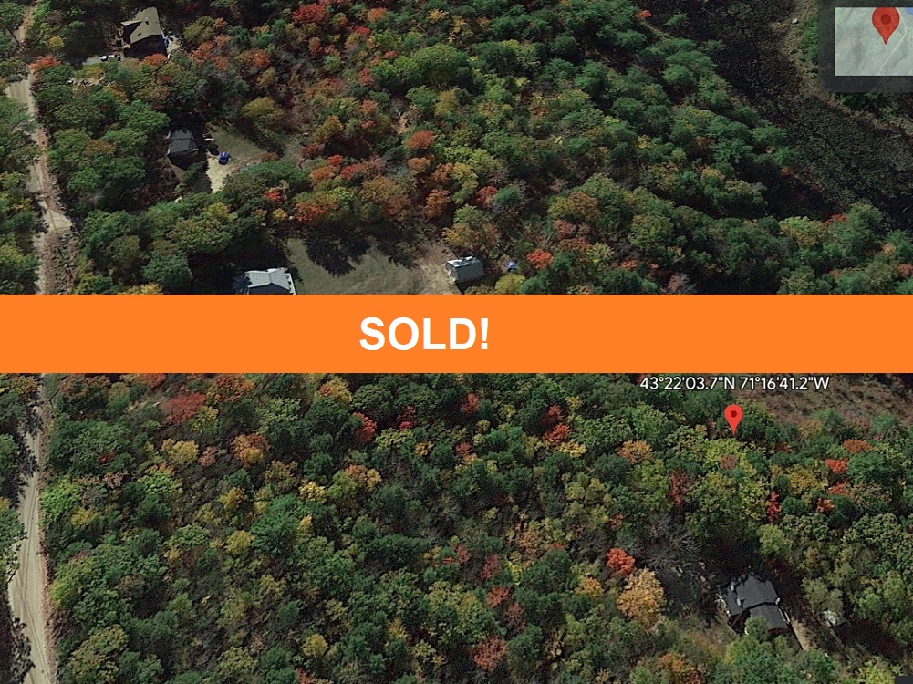 Wooded undeveloped property, sold